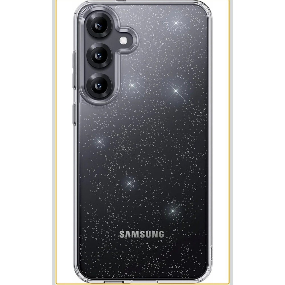 CASEKOO Genuine Official for Samsung Galaxy S25 Case Glitter Clear 6.2"